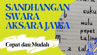 GAMPANG, Sinau Sandhangan Swara #aksarajawa #belajaraksarajawa #nulisaksarajawa #sandhanganswara GAMPANG, Sinau Sandhangan Swara #aksarajawa #belajaraksarajawa #nulisaksarajawa #sandhanganswara