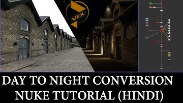 Nuke Compositing - Day to Night conversion tutorial | How To Convert 2D Image Into to 3D In Nuke