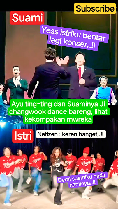 Ayu ting-ting suaminya ji changwook dance bareng menuju konser‼️🥰#trending #ayutingting #jichangwook