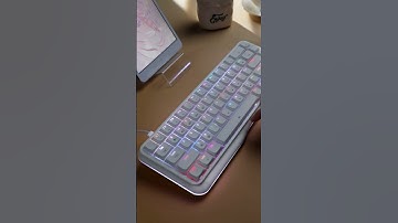 Stunning RGB lighting effects😍 I can’t stop typing!🤣#shorts #kemove #keyboard #desksetup  #keyboards