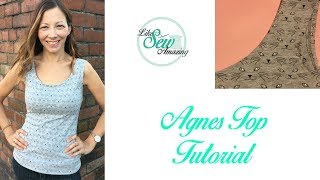 LSA Vlog 46 - Agnes Vest Hack and Coverstitch Tutorial