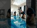 3D Epoxy Floor Design #epoxyfloor #satisfying