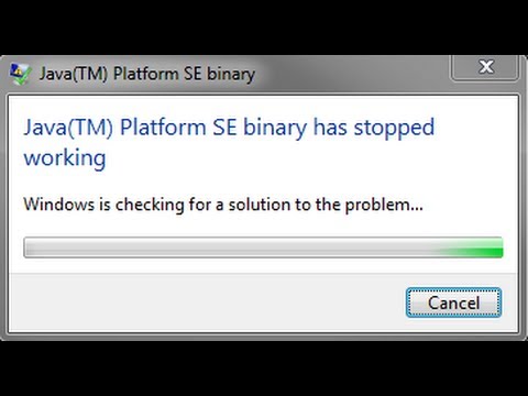 Minecraft Java Se Binary Not Responding Possible Fix Youtube