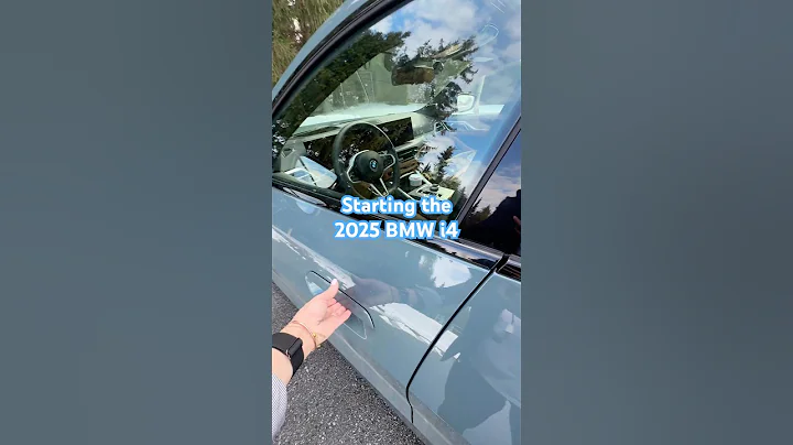 Starting the 2025 BMW i4 EV #shorts #asmr #bmw #bmwi4