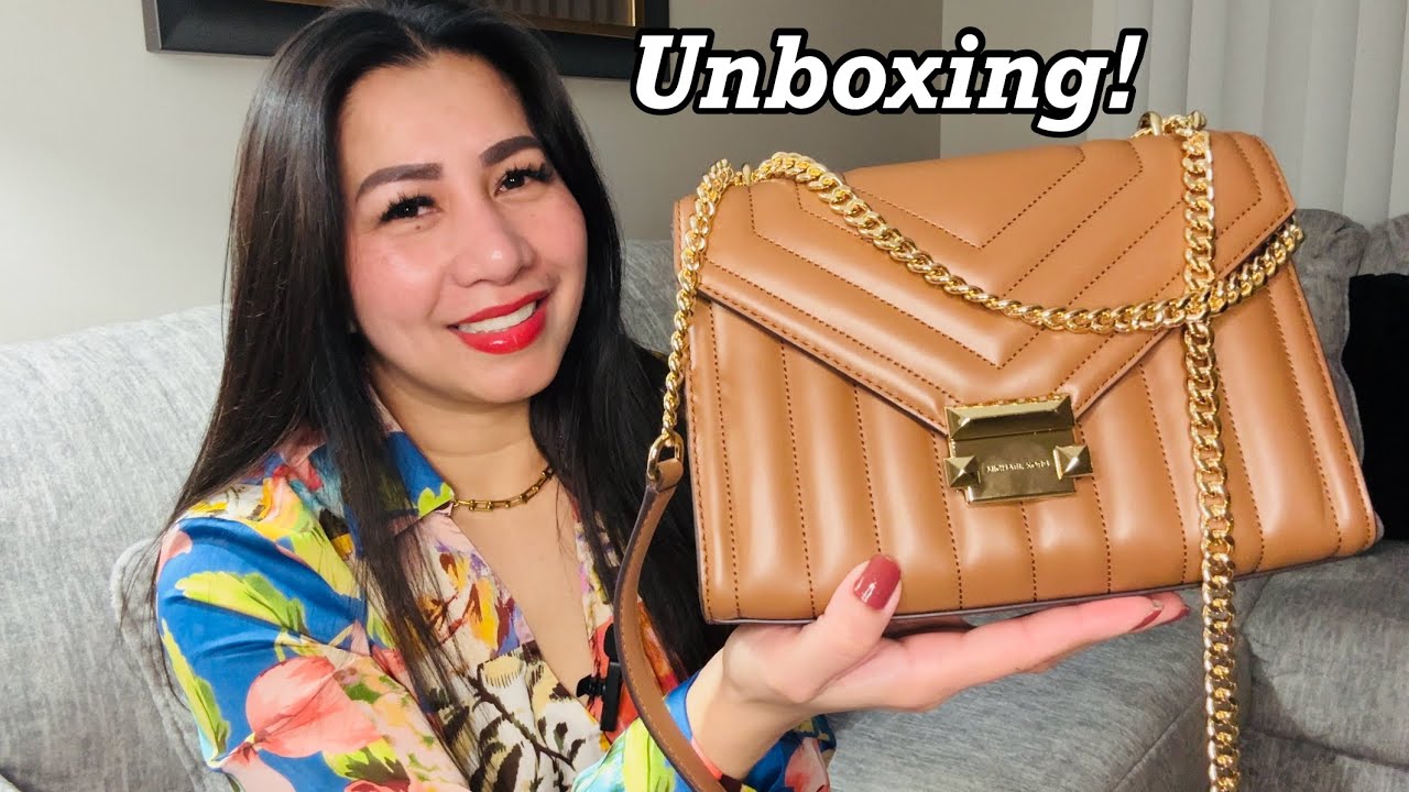 Michael Kors Whitney Leather Backpack Purse Gold chain Brick red New NWOT Michael Kors Whitney studded small bag - Dark Red|30F9GWHL1T899 main image 2