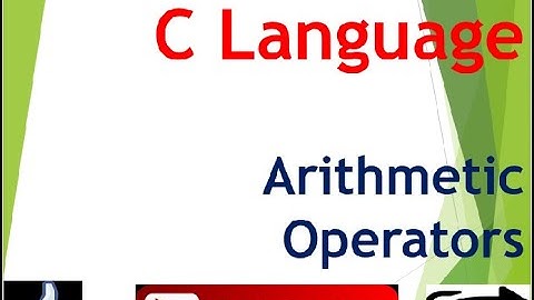 Arithmetic Operators in C   #Arithmetic  #Operators