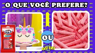 O QUE VOCÊ PREFERE / EDIÇÃO DOCES / jogo das escolhas / qual doce você prefere. screenshot 2