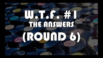 Making Record With Eric Valentine - W.T.F. #1 the answers (Round 6)