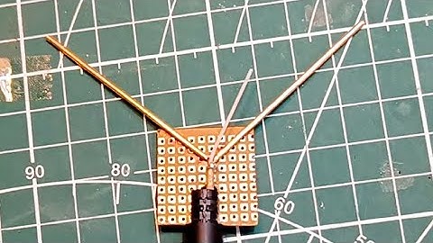 diy 1.2 - 1.3 ghz dipole antenna vtx light weight #matek #fpv #rcplane #diy #antenna #longrange