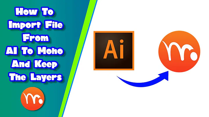 How to import file from AI to Moho and keep the layers | Rigged Animation