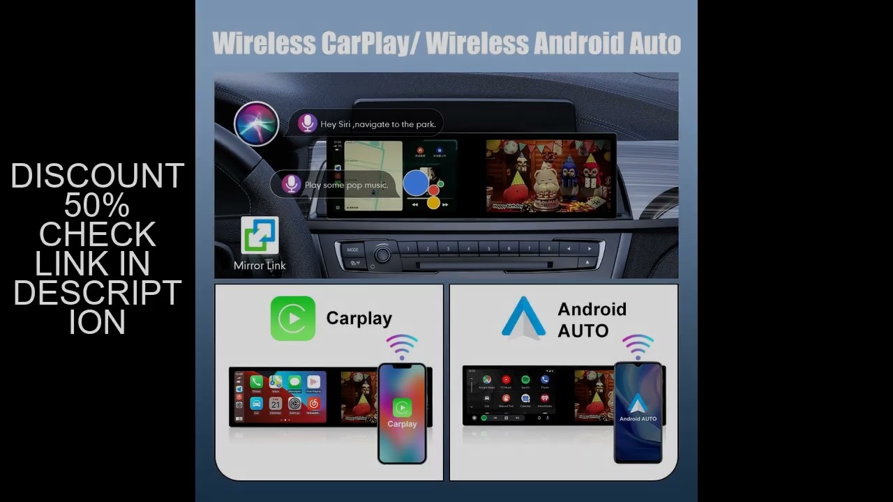 21.6/23.6 Inch Car Radio 2Din Android Multimedia Player Carplay Android Auto WIFI&4G GPS Navigation