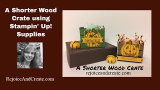 A Shorter Wooden Treat Crate