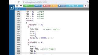 INPUT - OUTPUT 8051 C PROGRAMMING (1, 4 AND 8 LEDS : 1 TO 4 SWITCHES) ON WIN51-KIT