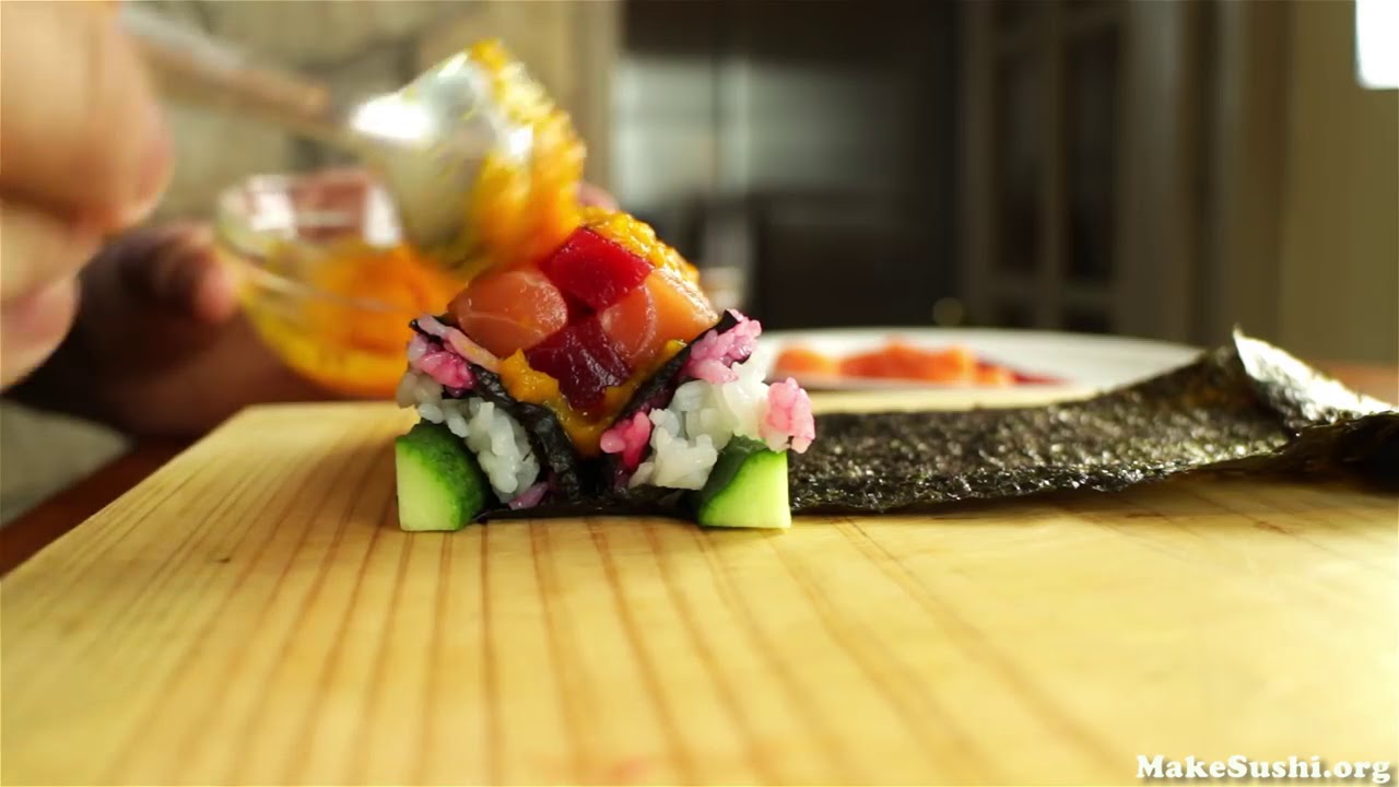 Mosaic Sushi Roll in 28 seconds Channel trailer YouTube