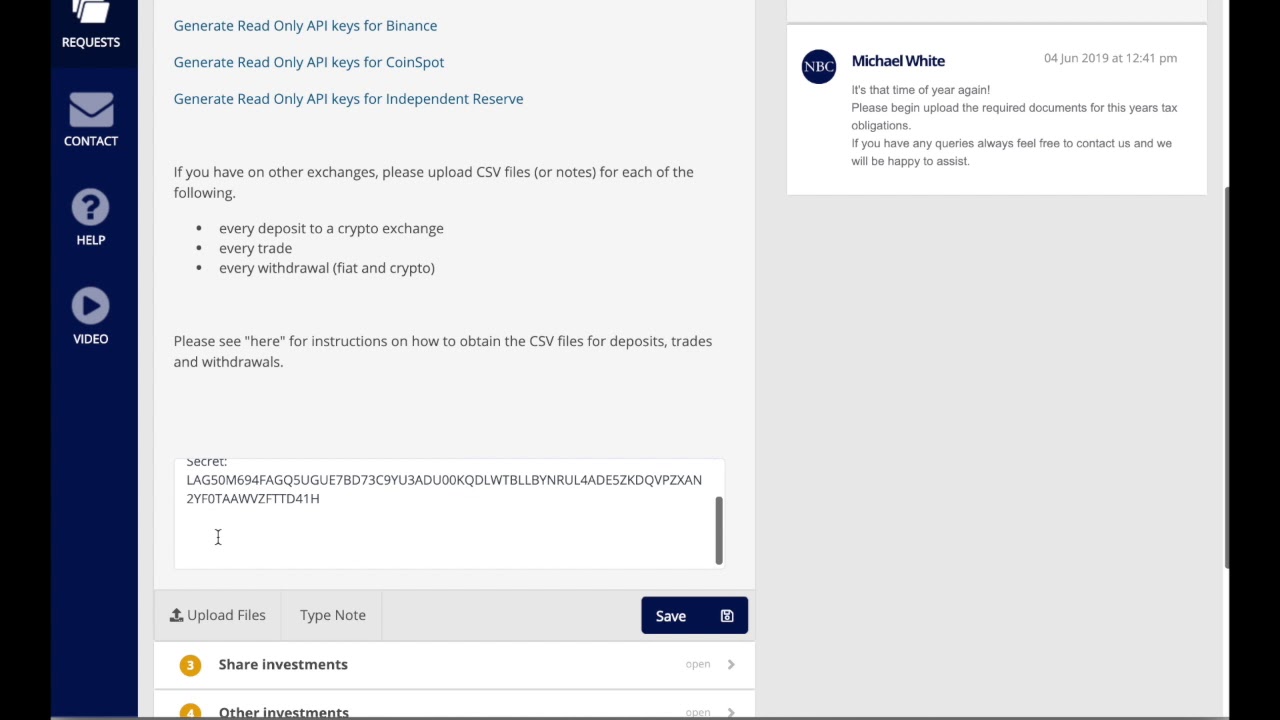 Generate Read Only API Access for BTCMarkets