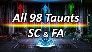 All 98 voice Taunts Supreme Commander Forged Alliance