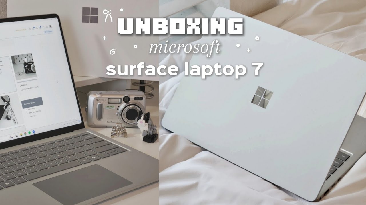 UNBOXING surface laptop 7 🖇🎧