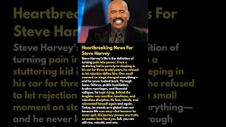 Heartbreaking News For Steve Harvey#shorts #viral