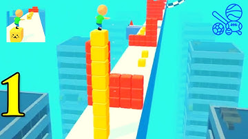 Cube Surfer Gameplay - Cube Surfer - Gameplay Walkthrough Part 1