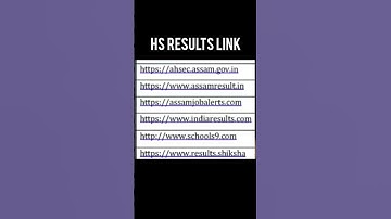 #ASSAM HS RESULT 2025//Assam AHSEC Result 2025 // HS Result 2025// How To Check HS Results