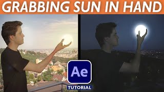 HOW TO GRAB SUN IN HAND - After Effects VFX Tutorial screenshot 5