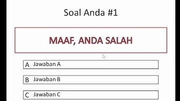 Creating quiz show in PowerPoint template with advanced animation - part 6