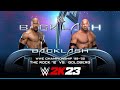 Goldberg vs. The Rock | WWE Championship Match | Backlash 2003 | WWE 2K23 Full Match Gameplay