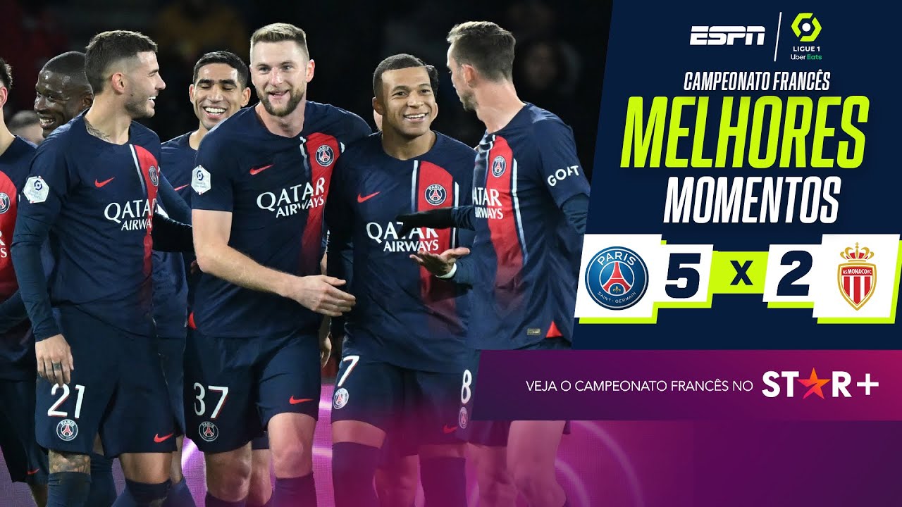 PSG massacra o Monaco com direito a gol de Mbappé, pinturas e até FALHA BIZARRA de Donnarumma