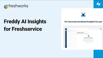 Real Time IT Service Desk Analytics with Freddy AI | Freshservice
