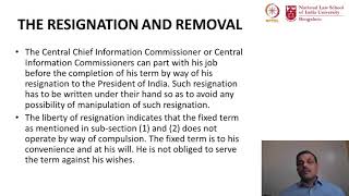 Celebrity mod05lec26 - The Roles and Responsibilities of the Chief Information Commissioner -I Profile