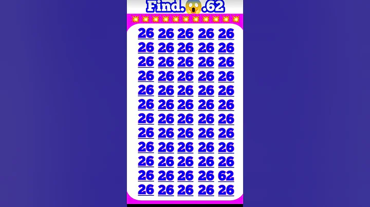 find the odd number 62 #iqtest #facts #riddles #quiz #illusion #puzzle #gkhindishort #paheliyangklo