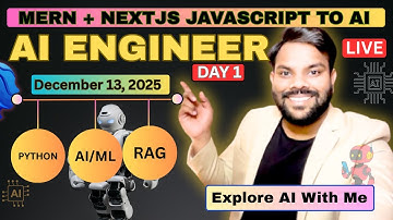 🚀 AI Engineer Roadmap Day 1 | Python Basics for AI & LLMs | MERN to AI Journey Starts Today