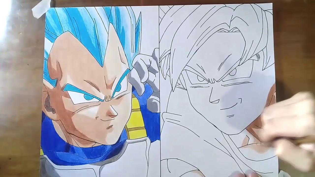 Goku Y Vegeta Dragon Ball Super Dibujo YouTube