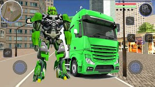 Robot Truck Transformer US Police - Robot War Game - Android Gameplay screenshot 5