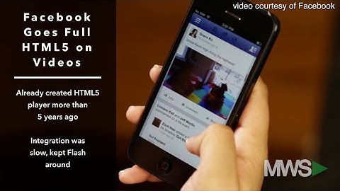 Facebook Kills Flash in Favor of HTML5