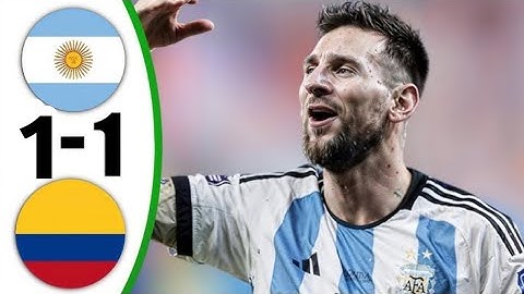 🔵Argentina vs Colombia 1-1 Highlights & All Goals 2025 HD