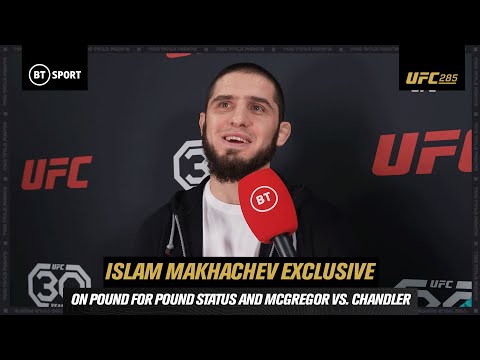 Islam Makhachev on POUND FOR POUND status and Conor McGregor vs Michael Chandler! 👀