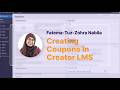 How to Use the Coupons Feature on Creator LMS
