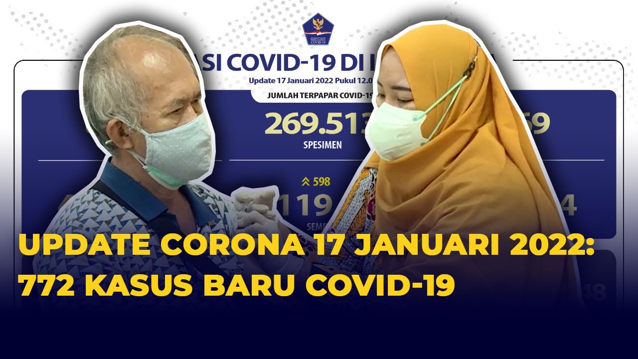 Update Corona 17 Januari 2022: Tambah 772 Kasus Baru, 598 Orang Dinyatakan Sembuh
