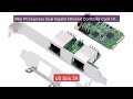 Mini PCI-Express Dual Gigabit Ethernet Controller Card 10/1... — Top Pick 2026 | Unbeatable Price!