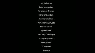 DELİ DELİ OLDUM / ORJİNAL KARAOKE