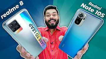 realme 8 vs Redmi Note 10S Full Comparison | Best Phone Under 15K Is ⚡ Camera, Display & More