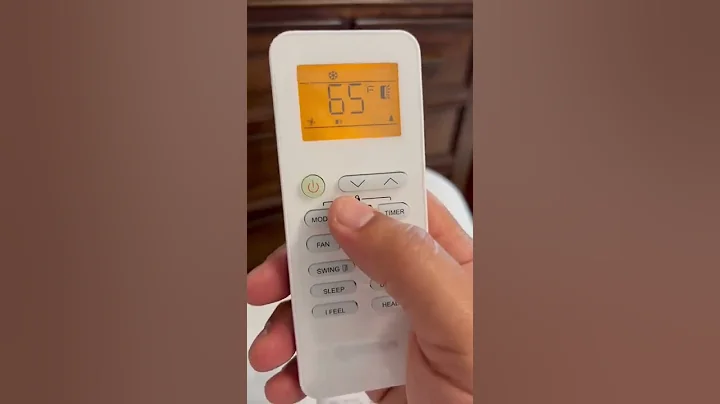 AURUS MINI SPLIT how to change from Celsius to Fahrenheit! How to change remote from celsius.