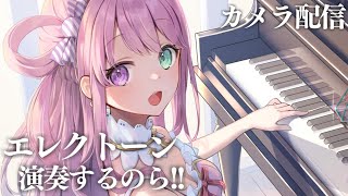 【 楽器演奏 】いつもと違うアングルでエレクトーン演奏するのら！🎹Playing the Electone【姫森ルーナ/ホロライブ】
