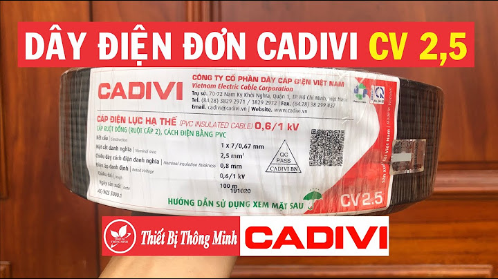 Dây điện cadivi 2.5 giá bao nhiêu năm 2024