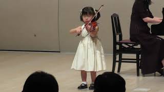 A. Thomas, Gavotte from Mignon, Violin, Kahori (aged 5)