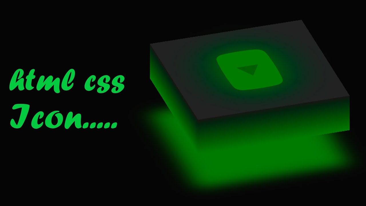 AMAZING ICON USING HTML CSS |