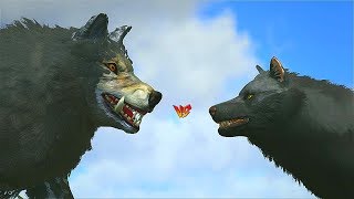 Ark Survival - Savage Wolf Vs Wolfspinotrex And More Ep.411