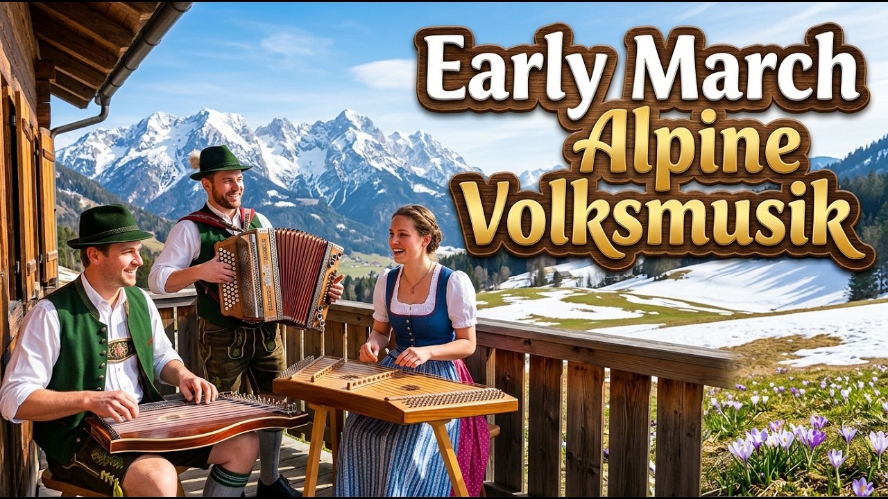 🌸🎺 Early March Alpine Volksmusik — Bavarian Spring Folk & Accordion 🎶