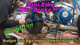 Mini Bike Chopper: Disc Brake Conversion?!?!